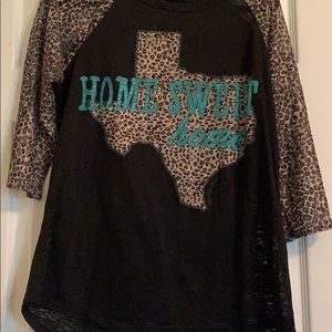 Leopard home sweet home shirt